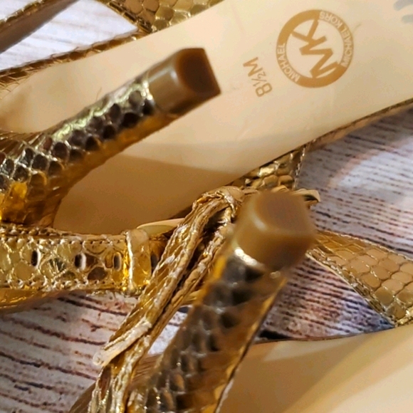 NWOT Michael Kors Jackie Chain Link Sandal - Picture 10 of 11